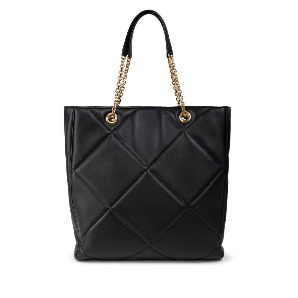 Dolce & Gabbana Black Leather Tote Bag
