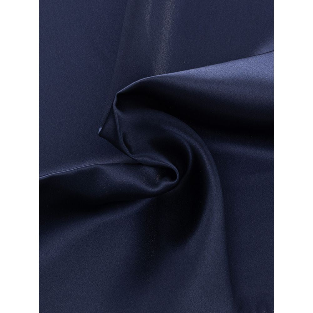 Dolce & Gabbana Blue Silk Pocket Square