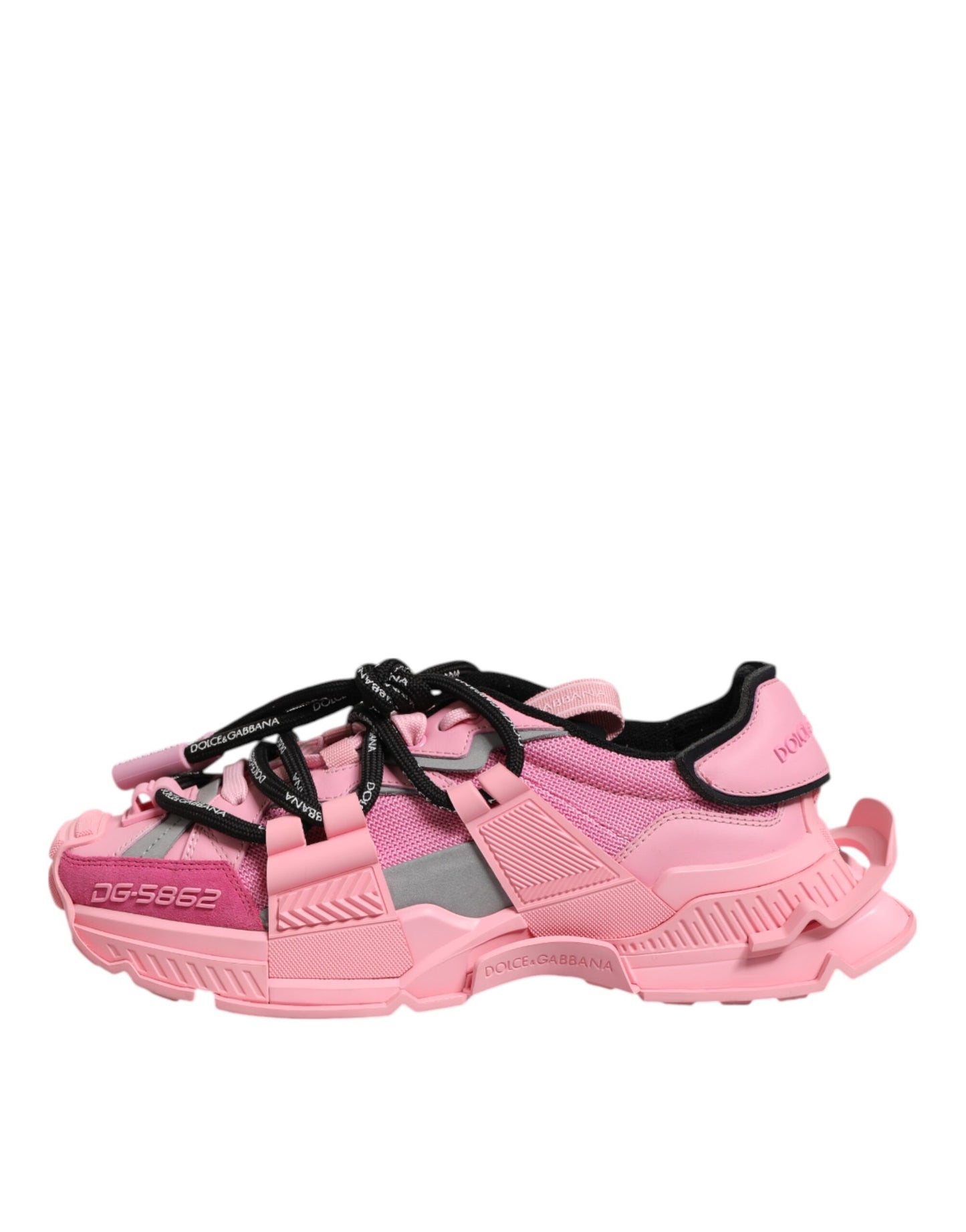 Dolce & Gabbana Pink Low Top Space Women Sneakers Shoes