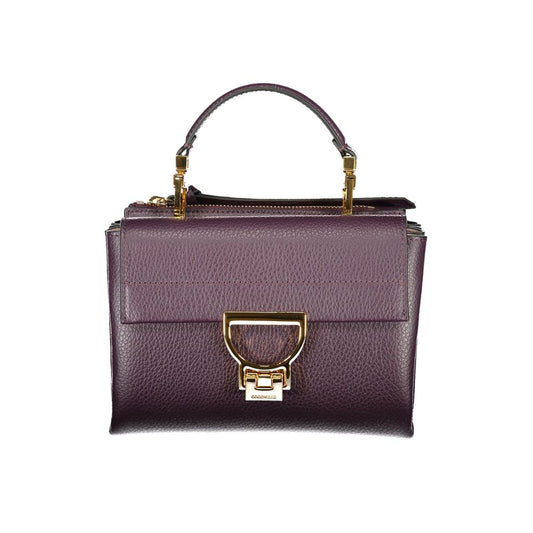 Coccinelle Purple Leather Handbag