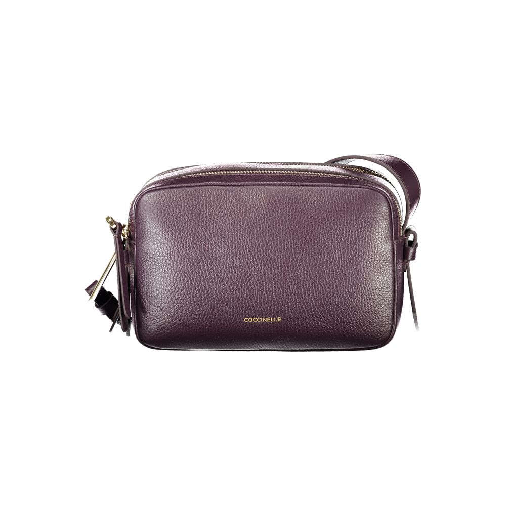 Coccinelle Purple Leather Handbag