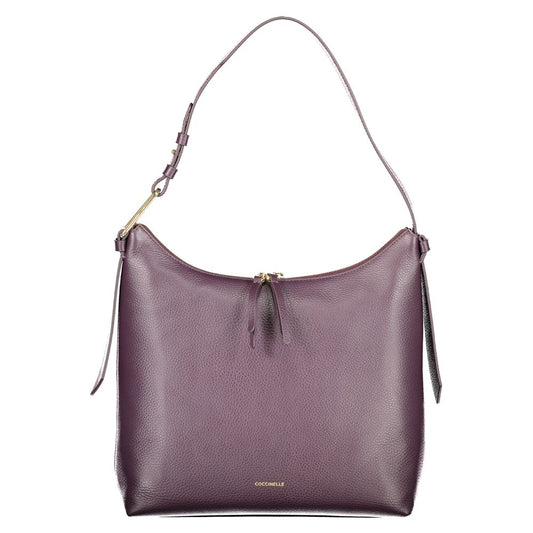 Coccinelle Purple Leather Handbag