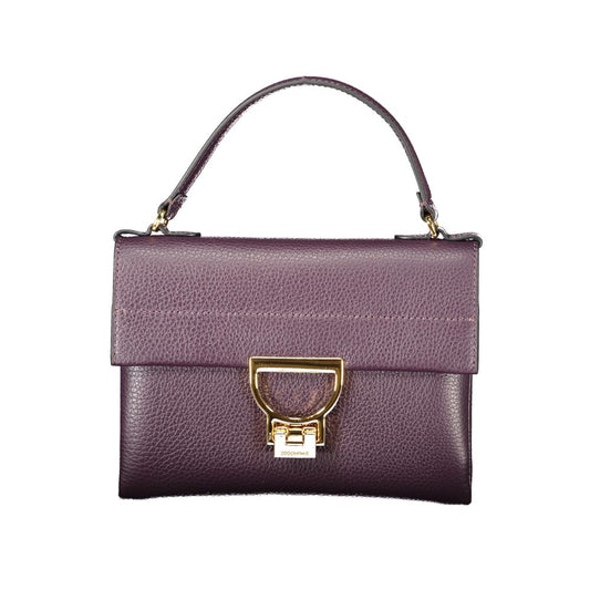 Coccinelle Purple Leather Handbag