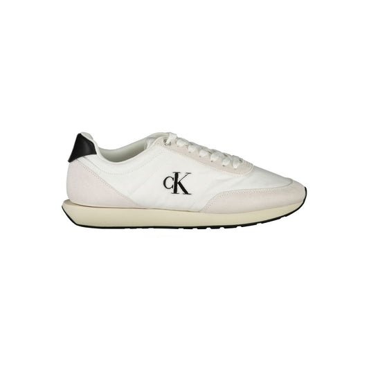 Calvin Klein White Polyester Sneaker