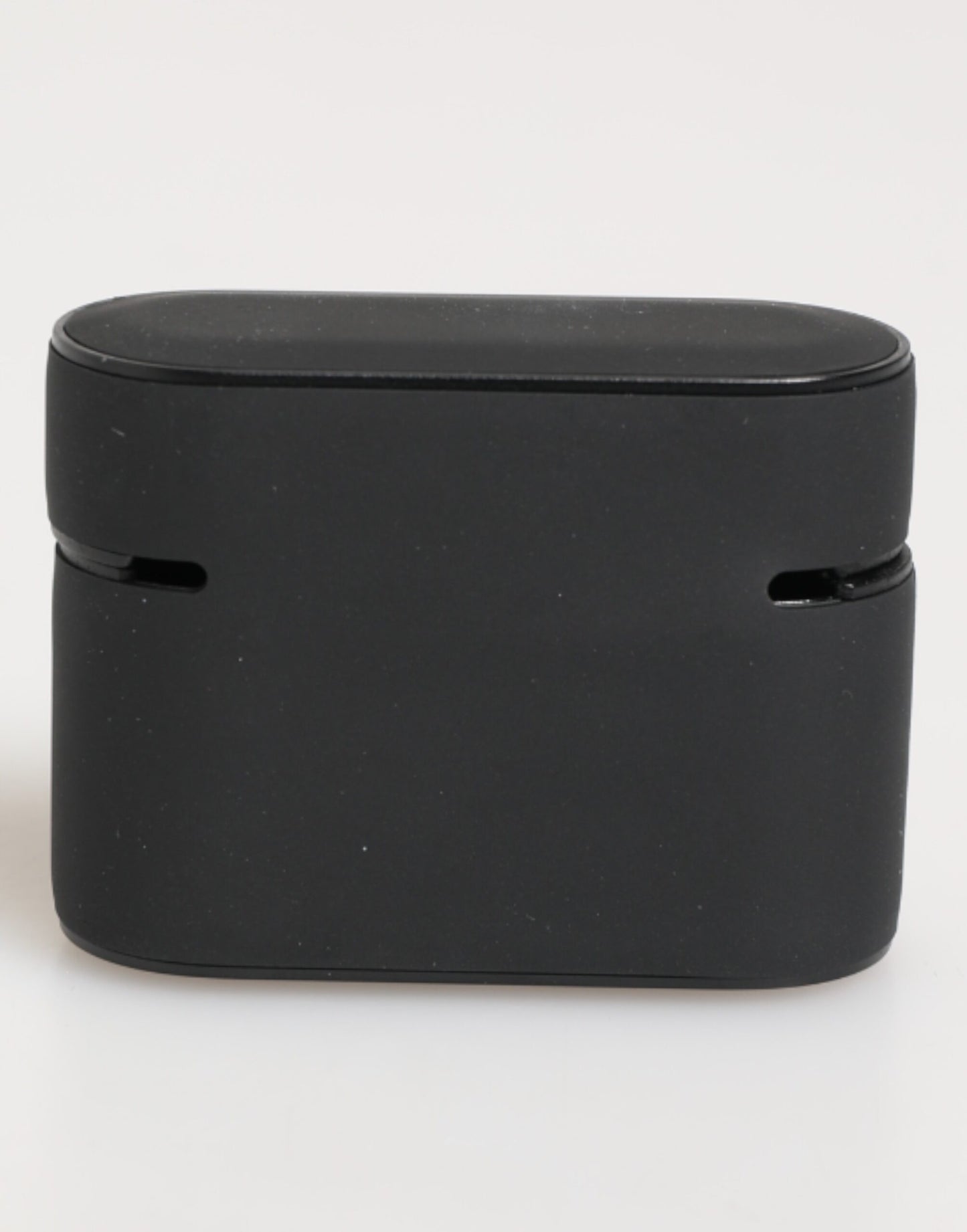 Dolce & Gabbana Black White Rubber Embossed Logo Accessory Airpods Case