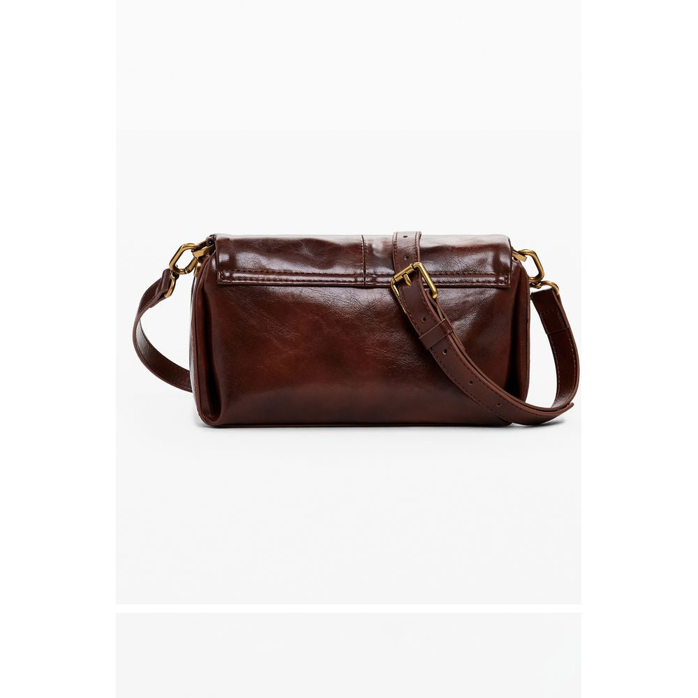 Desigual Brown Polyethylene Handbag