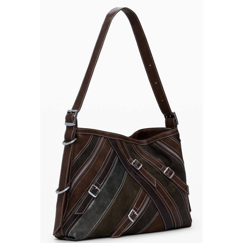 Desigual Brown Polyethylene Handbag