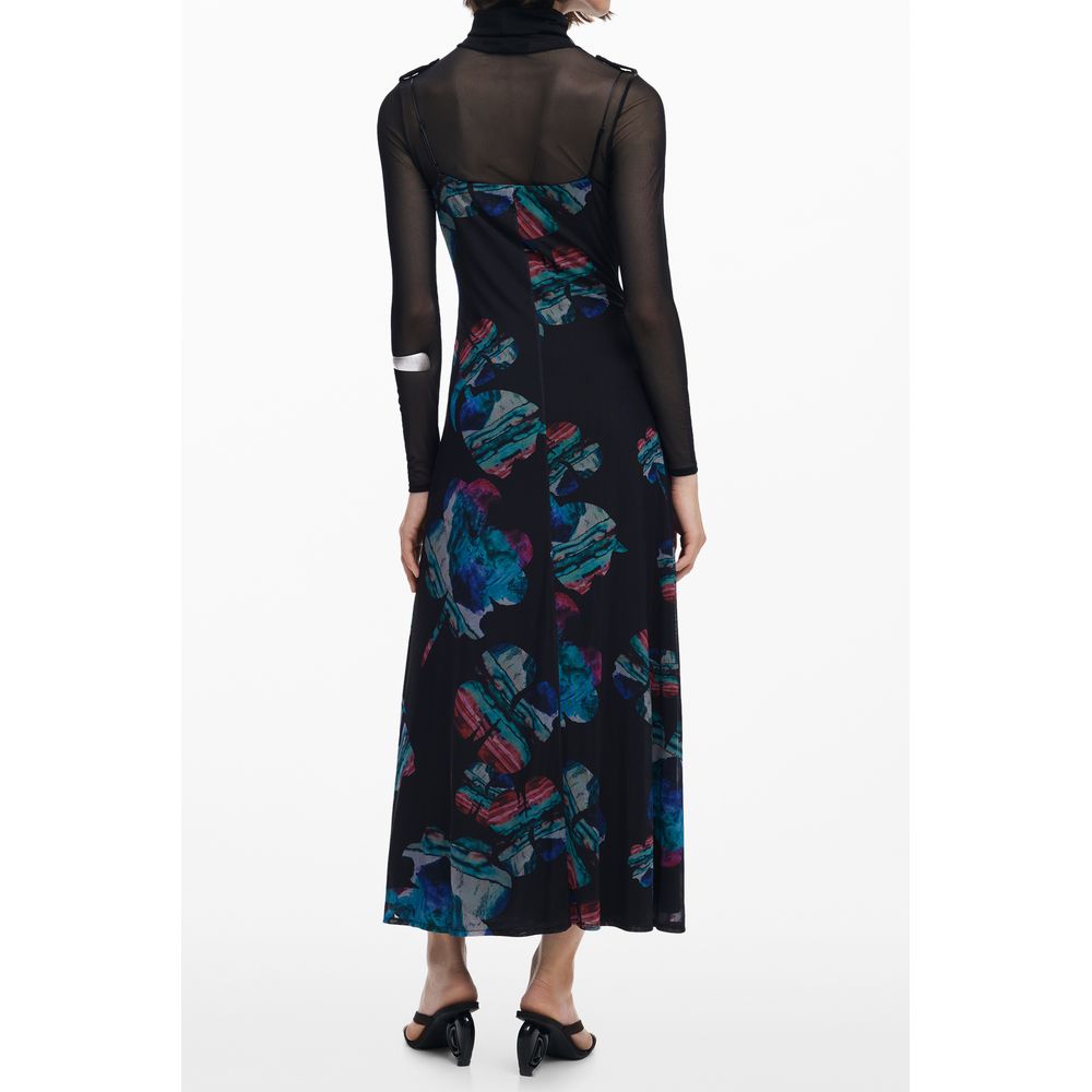 Desigual Black Polyester Dress