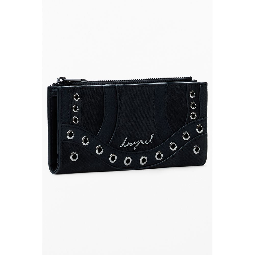 Desigual Black Polyethylene Wallet