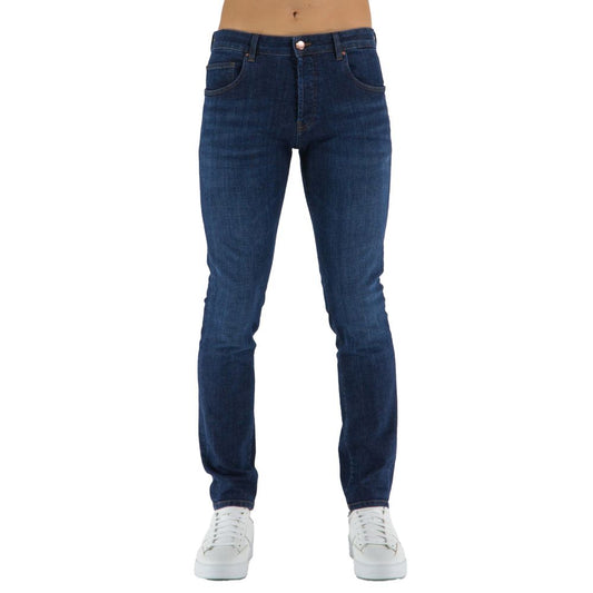 Don The Fuller Blue Cotton Men's Jeans