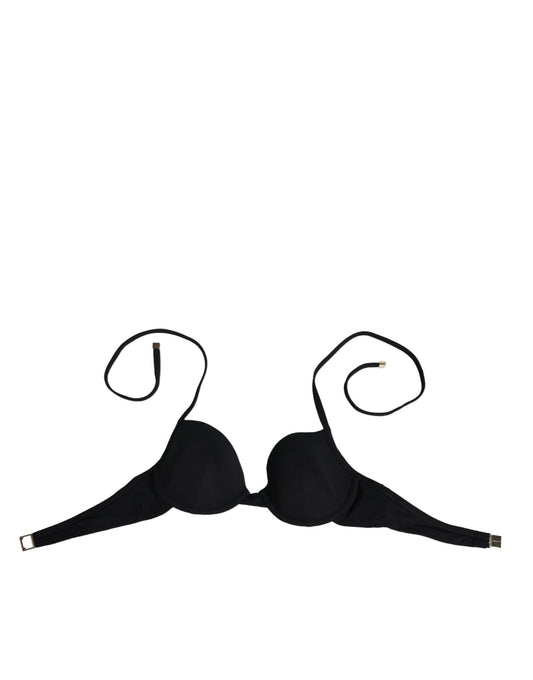 Dolce & Gabbana Black Underwire Push Up Balconette Bra Underwear