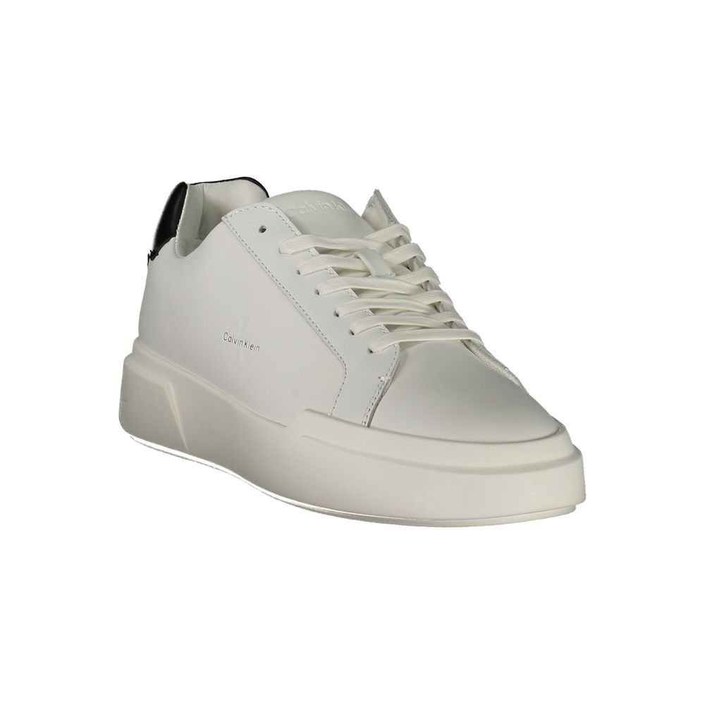 Calvin Klein White Polyester Sneaker