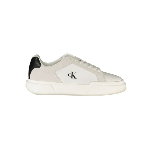 Calvin Klein White Polyester Sneaker