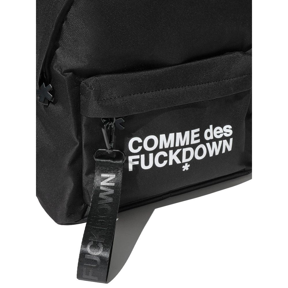 Comme Des Fuckdown Black Polyester Backpack