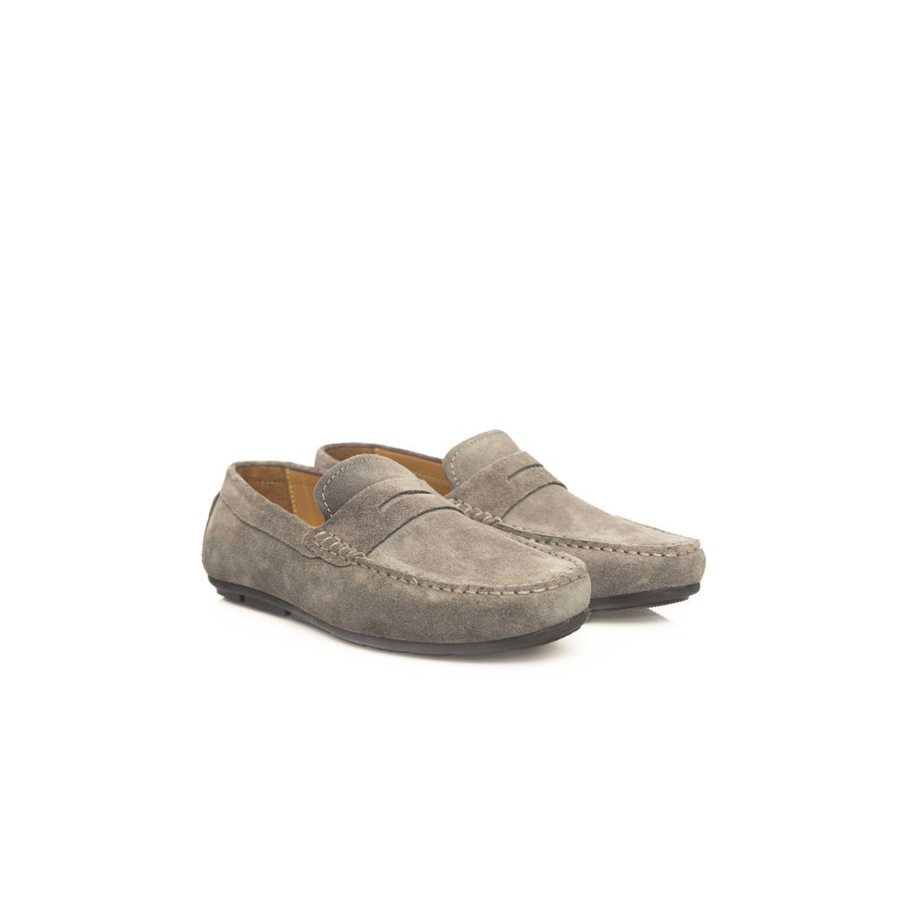 Cerruti 1881 Gray Cowhide Loafer