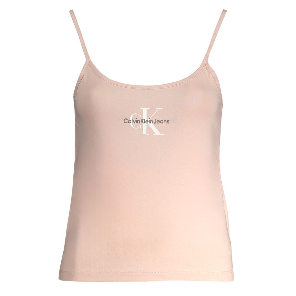 Calvin Klein Pink Cotton Tank Top