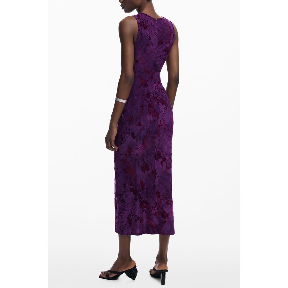 Desigual Purple Polyester Dress
