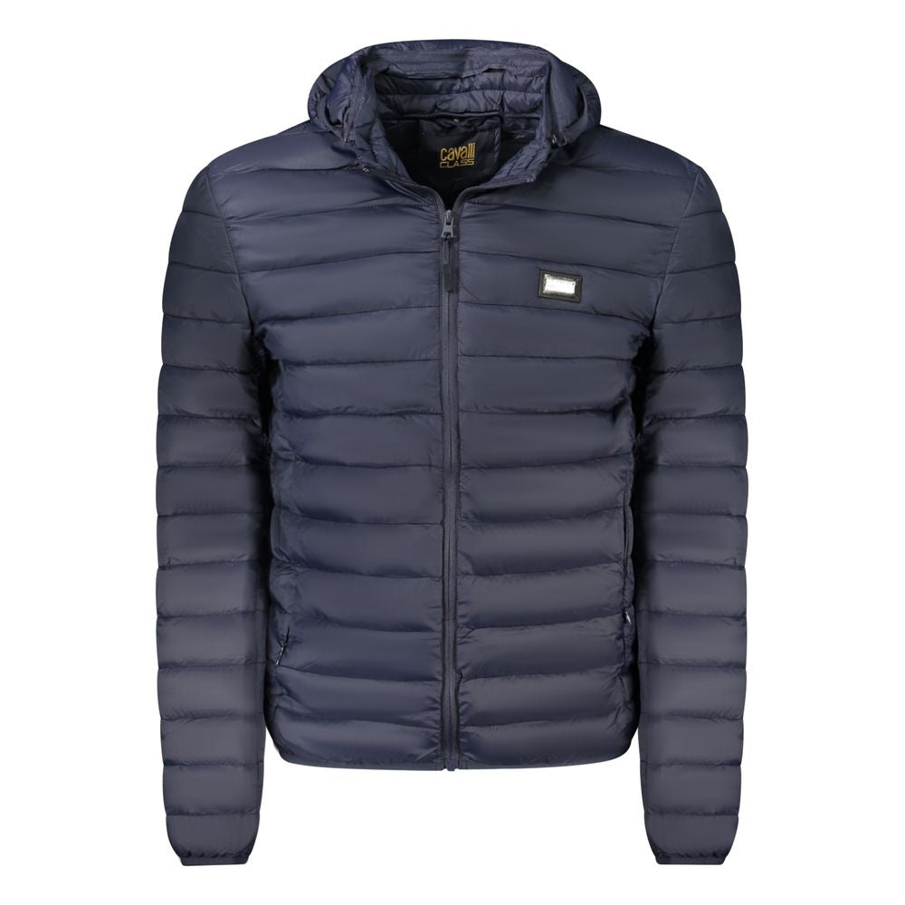 Cavalli Class Blue Polyester Jackets & Coat