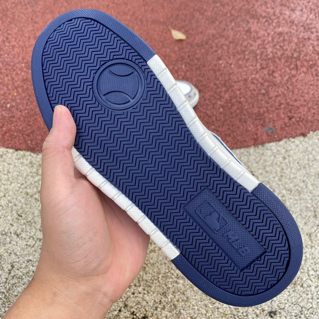 MLB white gray blue pure original ⚡️MLB new NY presbyopia fashion versatile and comfortable men and women sneakers