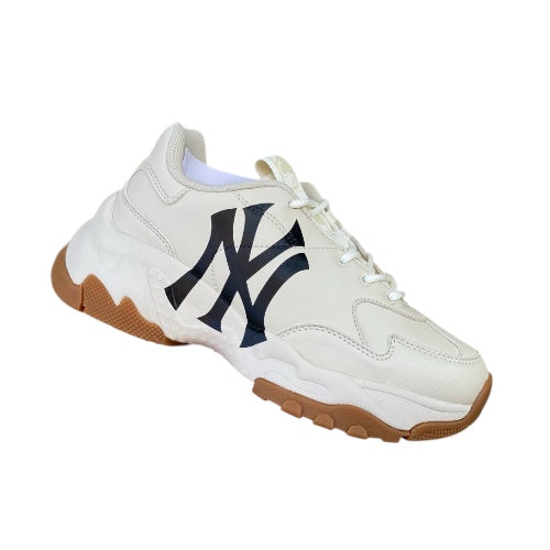MLB white raw rubber MLB Yankees senior shoes men's and women's sneakers