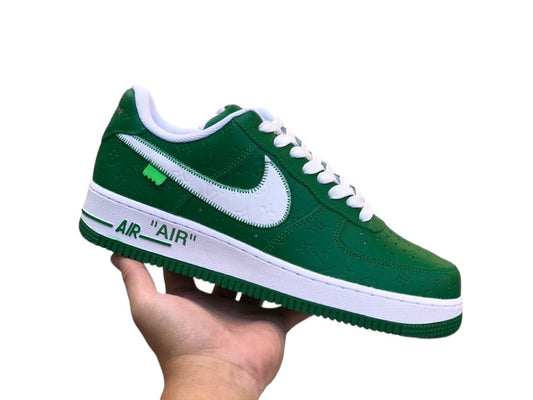 Louis Vuitton Nike Air Force 1 Low By Virgil Abloh White Green