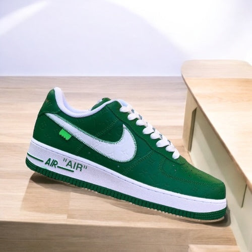 Louis Vuitton Nike Air Force 1 Low By Virgil Abloh White Green
