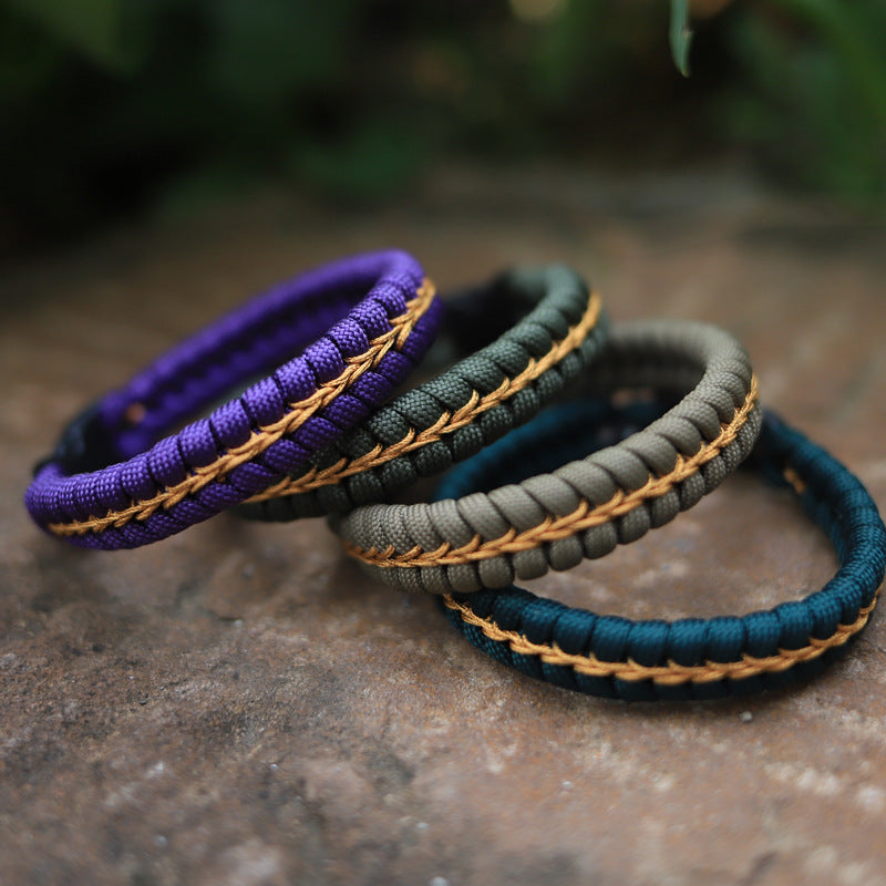 Handwoven Outdoor Sports Bracelet For Men