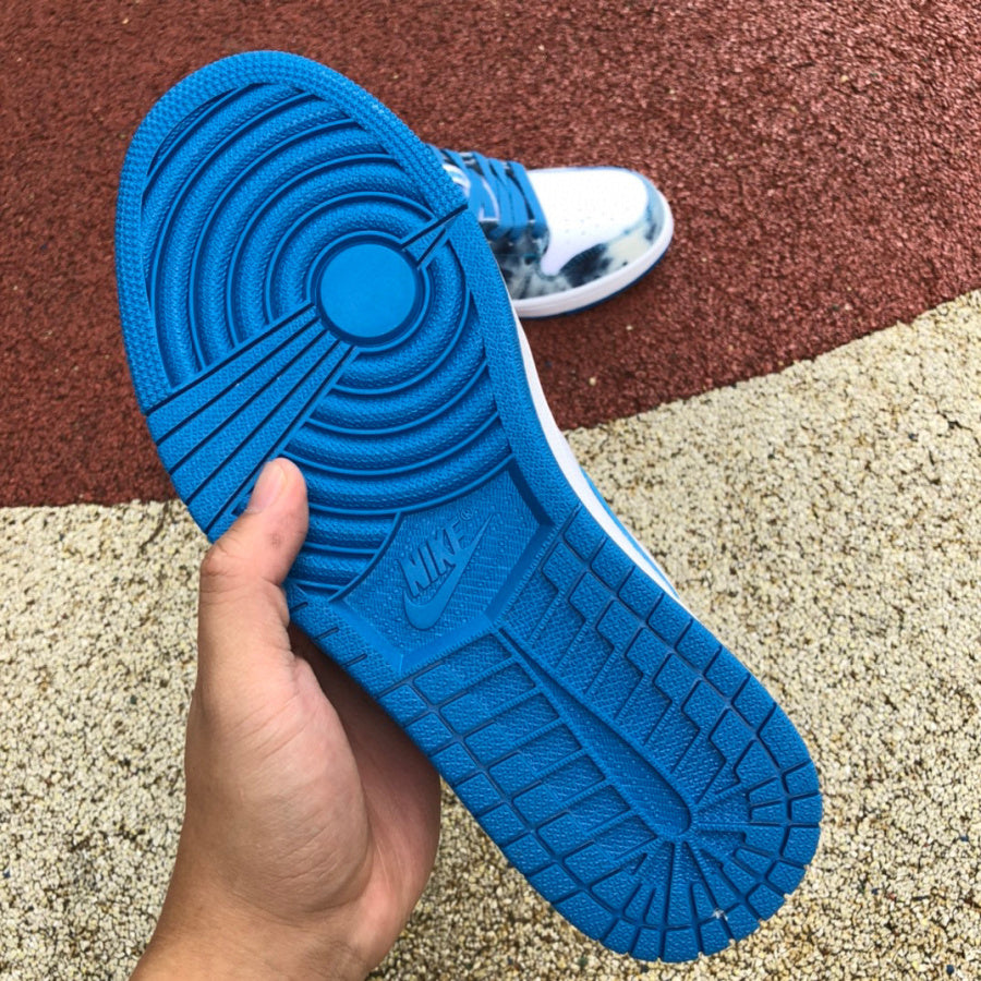 Air Jordan 1 Low AJ1 white and blue