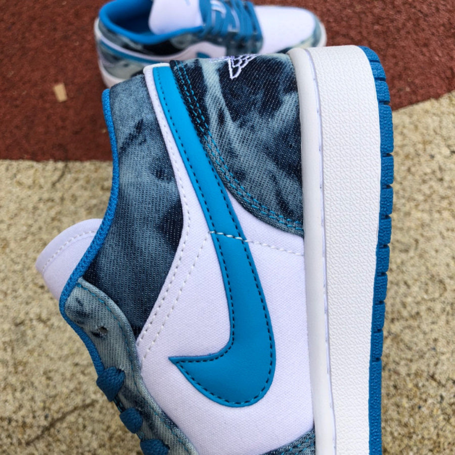 Air Jordan 1 Low AJ1 white and blue