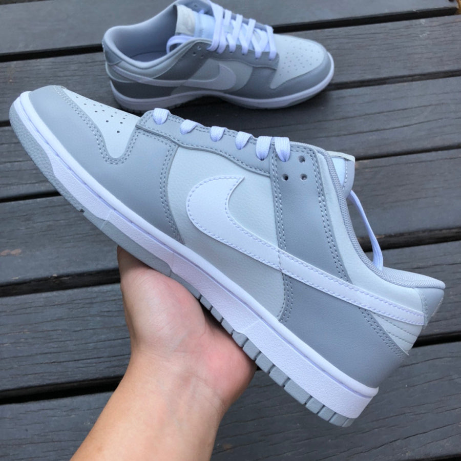 Low pure original Nike Dunk Low gray white