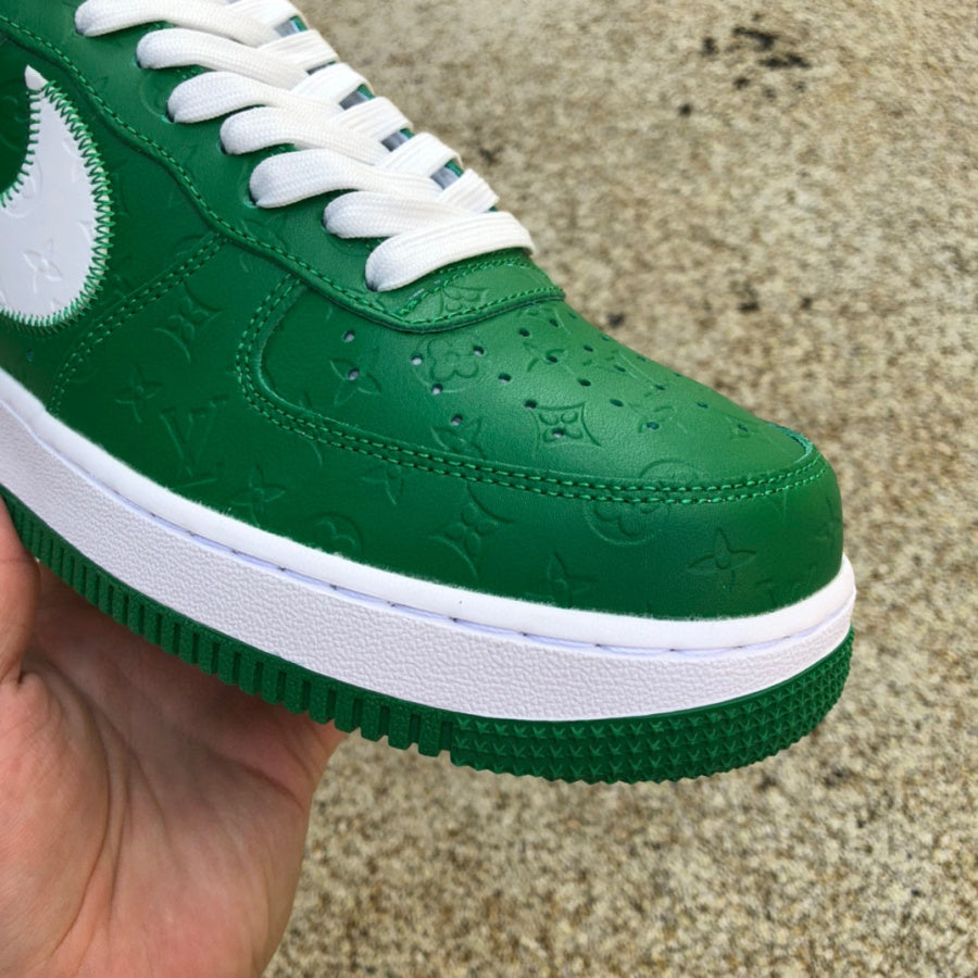 Louis Vuitton Nike Air Force 1 Low By Virgil Abloh White Green